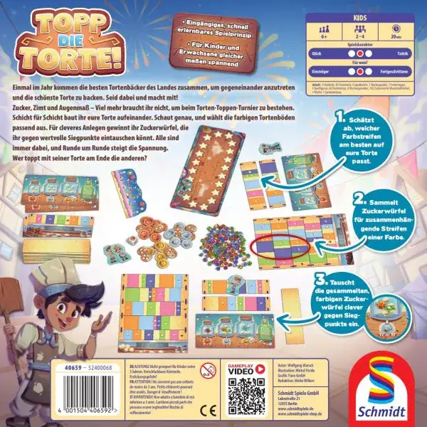 Schmidt Spiele Topp die Torte!, Kinderspiel Bis zu 55% Rabatt