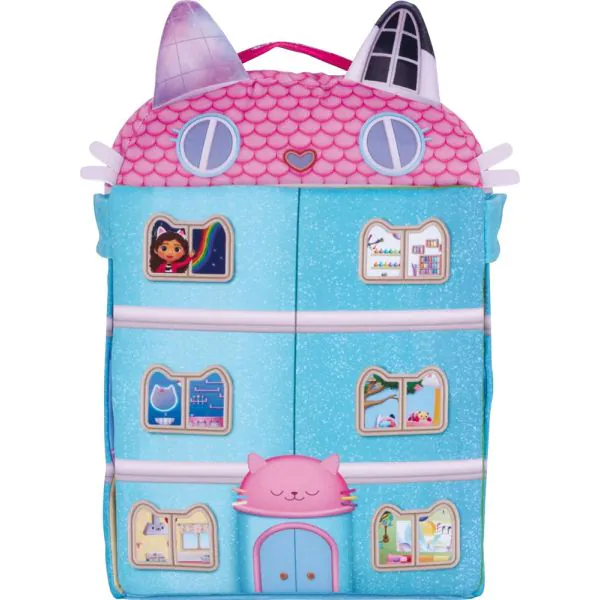 Schmidt Spiele Gabby's Dollhouse: Puppenhaus mit 3 Figuren und Lift, 41 cm, Plüsch Online