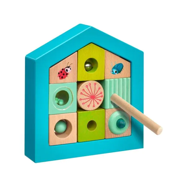 Schmidt Spiele TULIP'S GARDEN by SELECTA® Kleinkindwelt: Entdeckersteine Insektenhotel, 11 Teile Kostenloser Versand