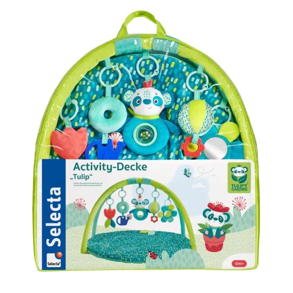 Schmidt Spiele TULIP'S GARDEN by SELECTA® Soft Toy: Activity-Decke Tulip, 83 cm Sonderangebot