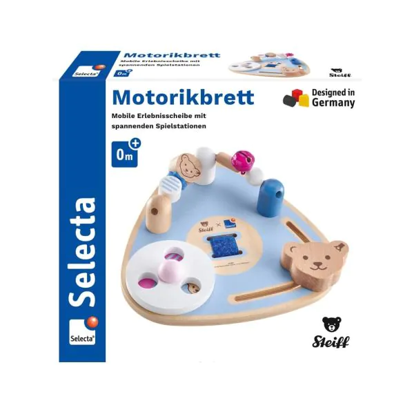 Schmidt Spiele Steiff: Motorikbrett aus Holz, 17,5 cm Großer Ausverkauf
