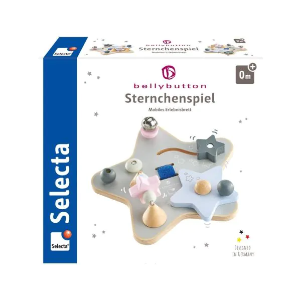 Schmidt Spiele bellybutton: Sternchenspiel, Mobiles Erlebnisbrett aus Holz, 19 cm Flash Sale