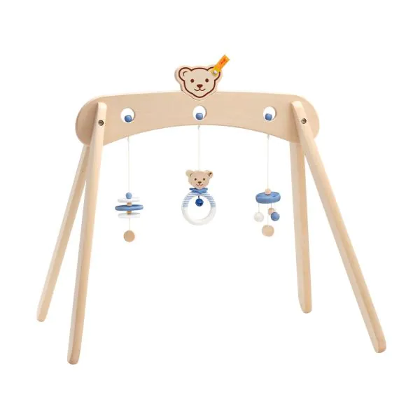 Schmidt Spiele Steiff: Spieltrapez blau aus Massivholz, 59 cm Exklusivangebot