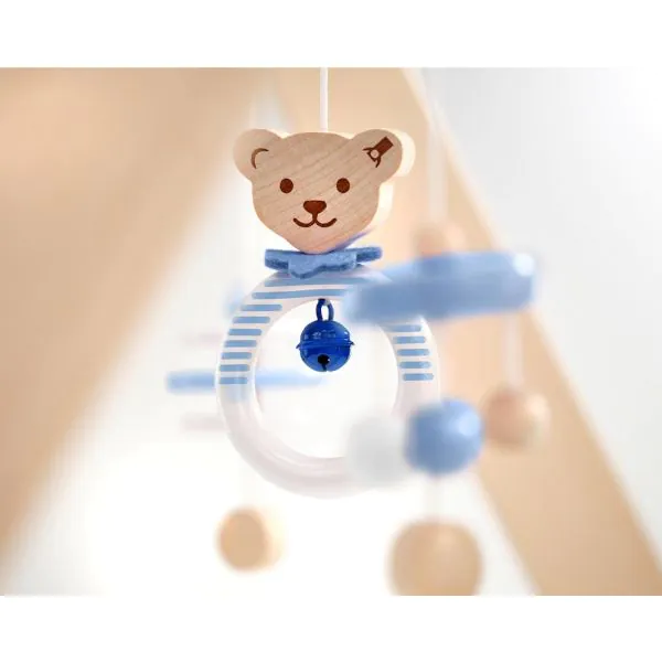 Schmidt Spiele Steiff: Spieltrapez blau aus Massivholz, 59 cm Exklusivangebot
