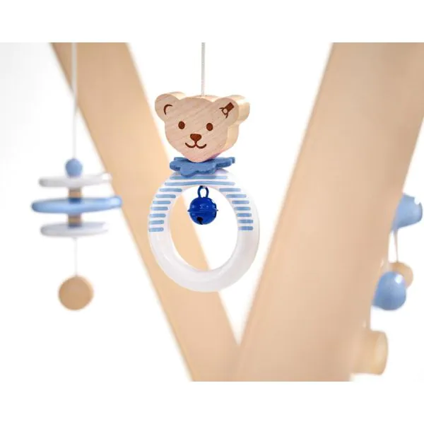 Schmidt Spiele Steiff: Spieltrapez blau aus Massivholz, 59 cm Exklusivangebot