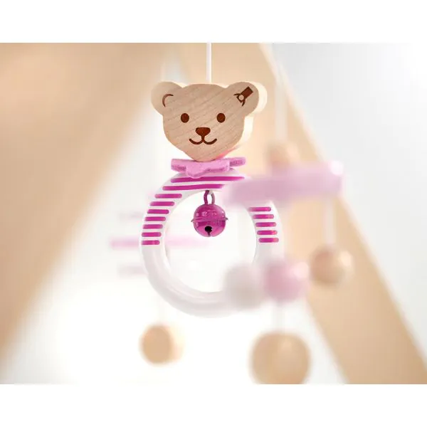 Schmidt Spiele Steiff: Spieltrapez rosa aus Massivholz, 59 cm Preisnachlass