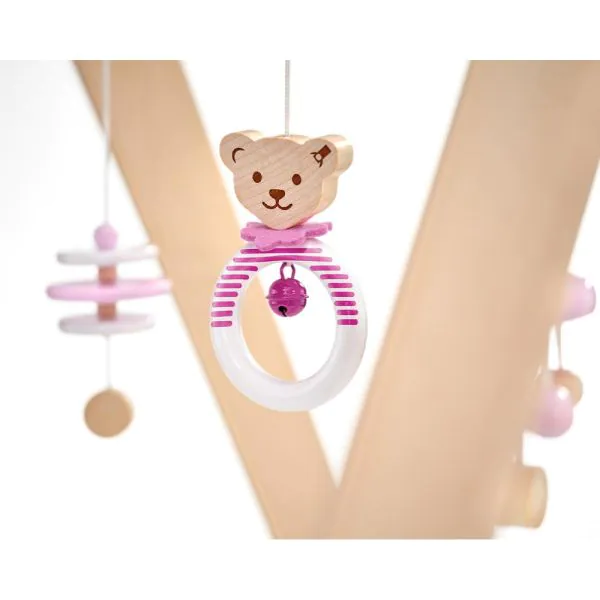 Schmidt Spiele Steiff: Spieltrapez rosa aus Massivholz, 59 cm Preisnachlass