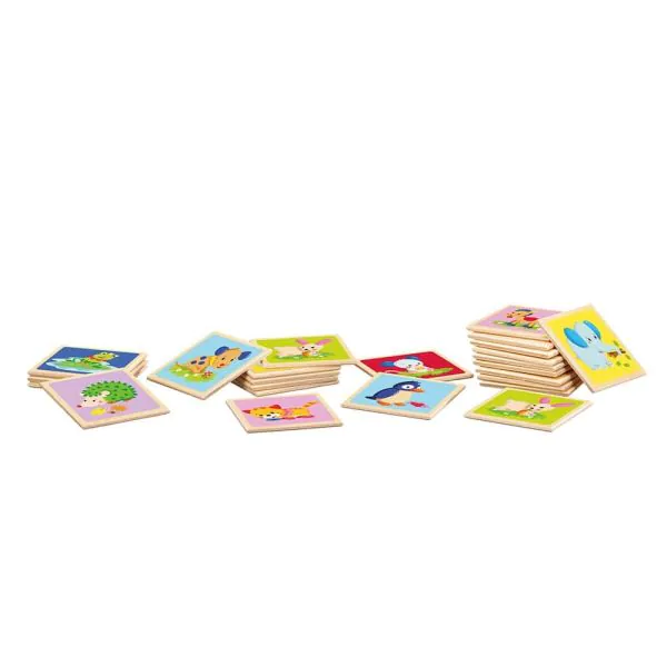 Schmidt Spiele Memo Tiere, Legespiel aus Holz, 24 Teile Cyber Monday
