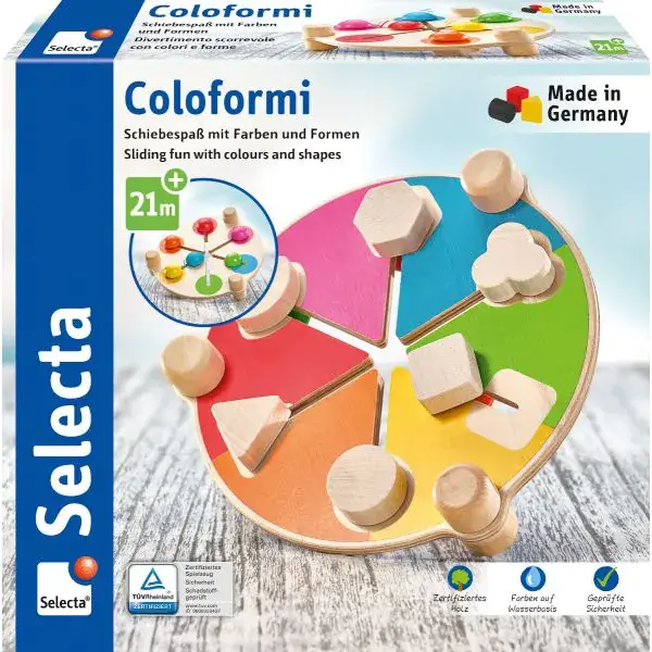 Schmidt Spiele Coloformi, Schiebespaß mit Farben und Formen, 19,5 cm Zeitlich begrenztes Angebot