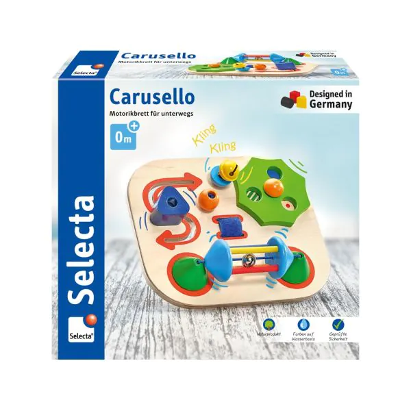 Schmidt Spiele Carusello, Motorikbrett für unterwegs, 19 cm Exklusive Angebote