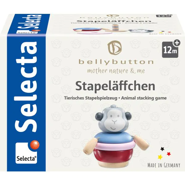 Schmidt Spiele bellybutton: Stapeläffchen, 9 cm Blitzangebot