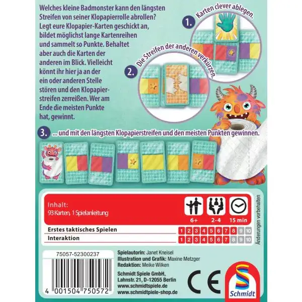 Schmidt Spiele Monsterrolle, Kinderspiel Sonderangebote