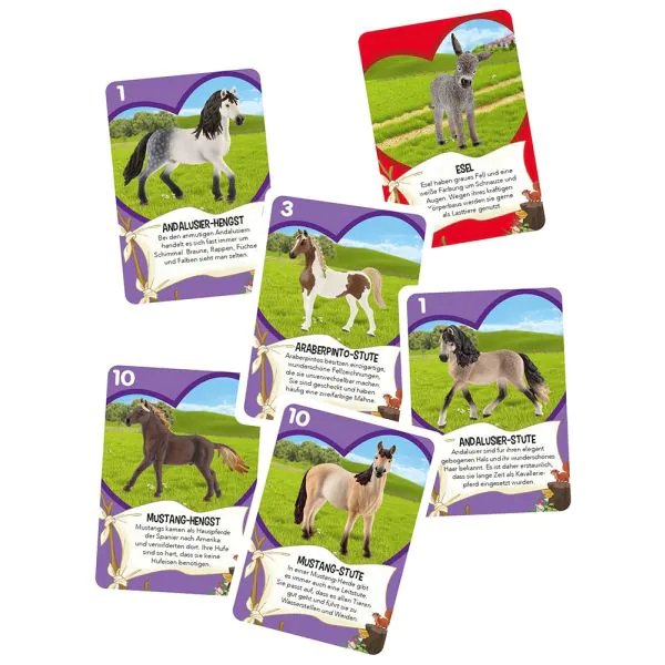 Schmidt Spiele Schleich ®: Horse Club – Pferdepaare in der Metalldose Begrenzte Freigabe
