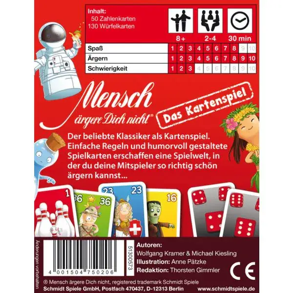Schmidt Spiele Mensch ärgere Dich nicht® - Das Kartenspiel Discount Store für neue Produkte