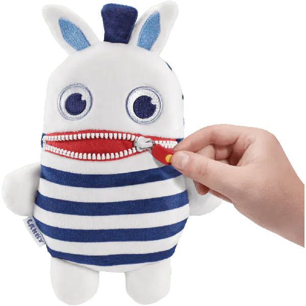 Schmidt Spiele Sorgenfresser Lanky, klein, 18 cm, Zoo Babies Edition Auslauf