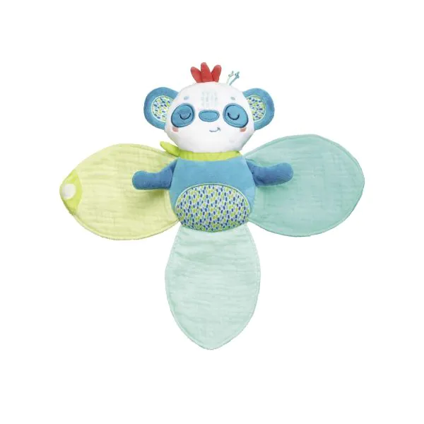 Schmidt Spiele TULIP'S GARDEN by SELECTA Soft Toy: Schmusestuch, Schlaf gut, Tulip, 20 cm Lagerräumung