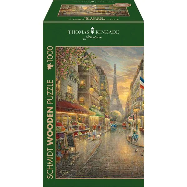 Schmidt Spiele Thomas Kinkade Studios: Malerisches Paris, 1.000 Teile Holzpuzzle Bestseller