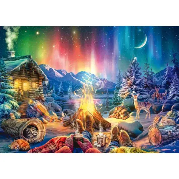 Schmidt Spiele Lagerfeuerromantik unterm Sternenhimmel, 1.000 Teile Puzzle Tägliche Deals