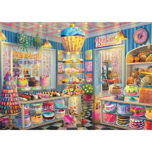 Schmidt Spiele Bunte Bäckerei, 1.000 Teile Puzzle Riesige Ersparnisse