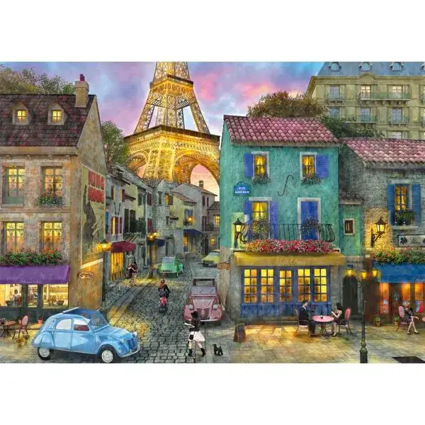 Schmidt Spiele In den Straßen von Paris, 1.000 Teile Puzzle Kostenlose Rückgabe