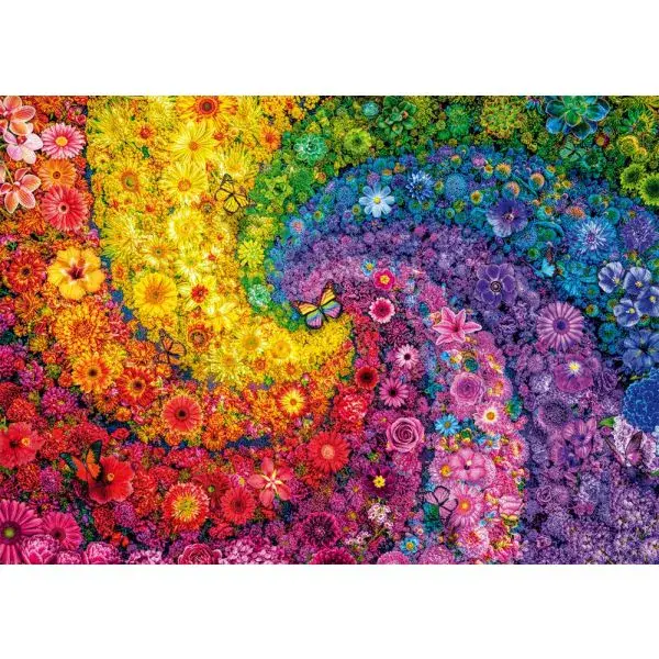 Schmidt Spiele Kunterbunter Blütenwirbel, 2.000 Teile Puzzle Letzte 2 Tage