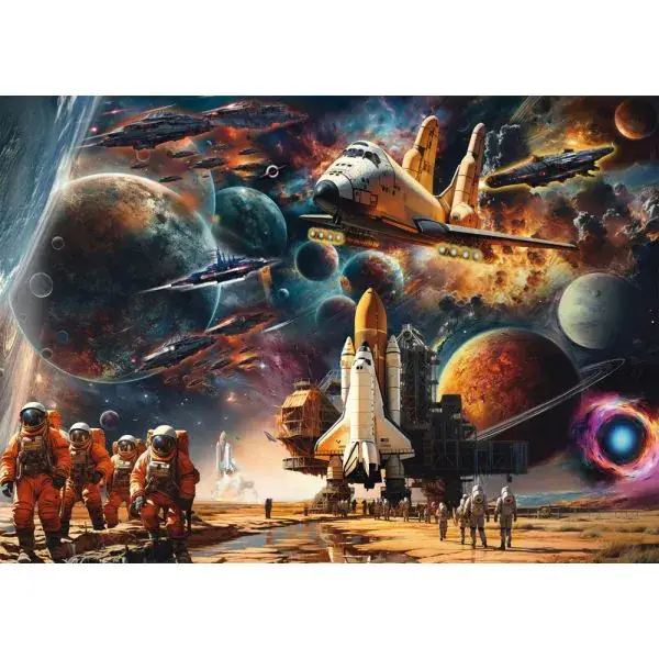 Schmidt Spiele Michele Farella: Faszination Raumfahrt: Reise in ferne Galaxien, 1.000 Teile Puzzle Super Rabatt