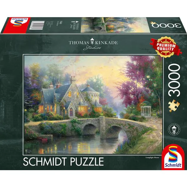Schmidt Spiele Thomas Kinkade: Abendstimmung, 3.000 Teile Puzzle
