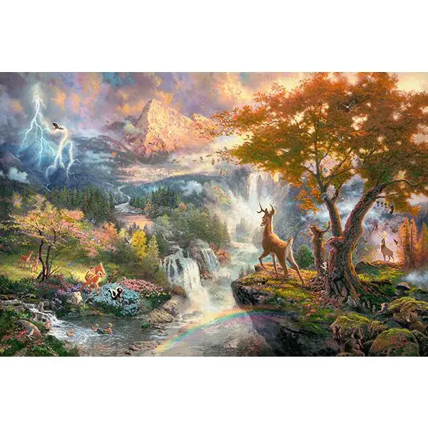 Schmidt Spiele Thomas Kinkade: Painter of Light - Disney Bambi, 1.000 Teile Puzzle Meist gekauft