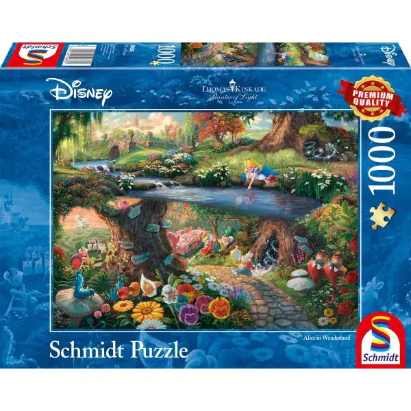 Schmidt Spiele Thomas Kinkade: Painter of Light - Disney, Alice im Wunderland, 1.000 Teile Puzzle Online Shopping