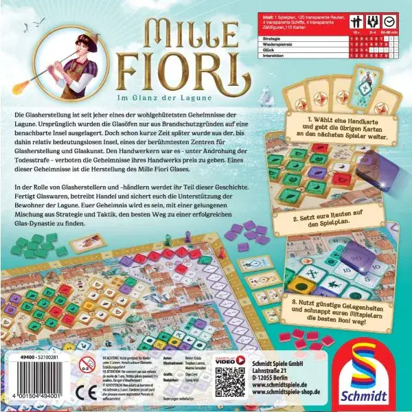 Schmidt Spiele Mille Fiori, Familienspiel Heißer Verkauf