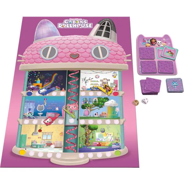 Schmidt Spiele Gabby's Dollhouse: Eine miau-tastische Schnitzeljagd, Kinderspiel Zeitbegrenzte Promotion