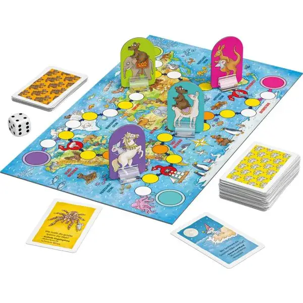 Schmidt Spiele Mauseschlau & Bärenstark: Unsere Erde, Reisespiel in der Metalldose Nur für heute