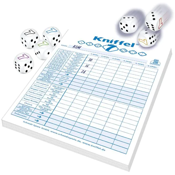 Schmidt Spiele Kniffel® 7, Würfelspiel Super Rabatt