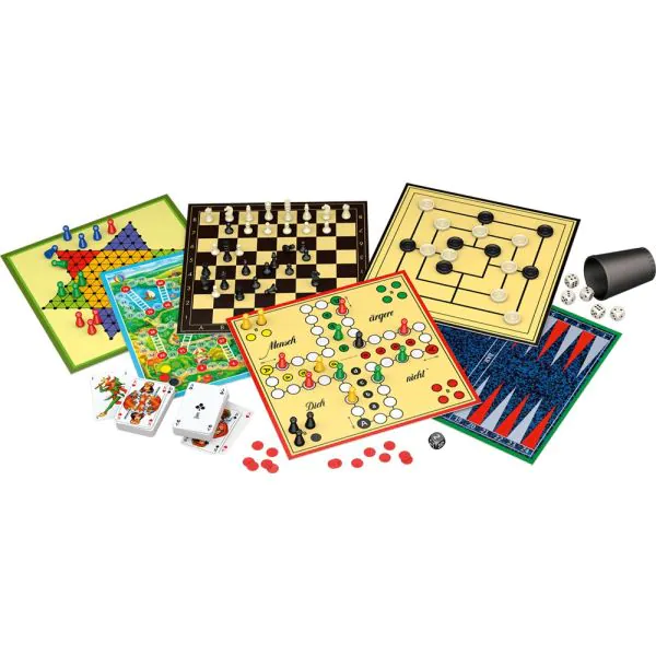 Schmidt Spiele 300er Spielesammlung, 300 Spielemöglichkeiten, rot 50% Rabatt mit kostenlosem Versand