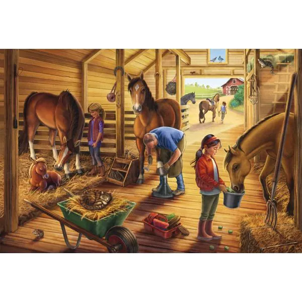 Schmidt Spiele Meine Lieblingspferde, 3 x 48 Teile Kinderpuzzle Outlet