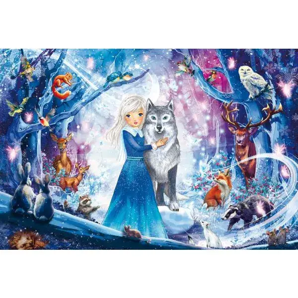 Schmidt Spiele Prinzessin im Winterwald, 100 Teile Kinderpuzzle Auslauf