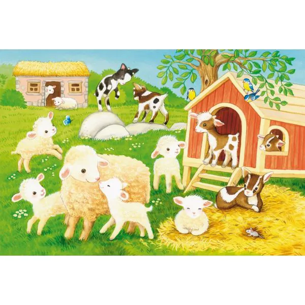 Schmidt Spiele Niedliche Haustiere, 3 x 24 Teile Kinderpuzzle Verkauf