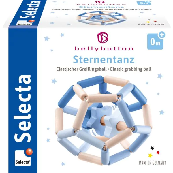 Schmidt Spiele bellybutton: Sternentanz blau, Greiflingsball, 11,5 cm Online Shopping