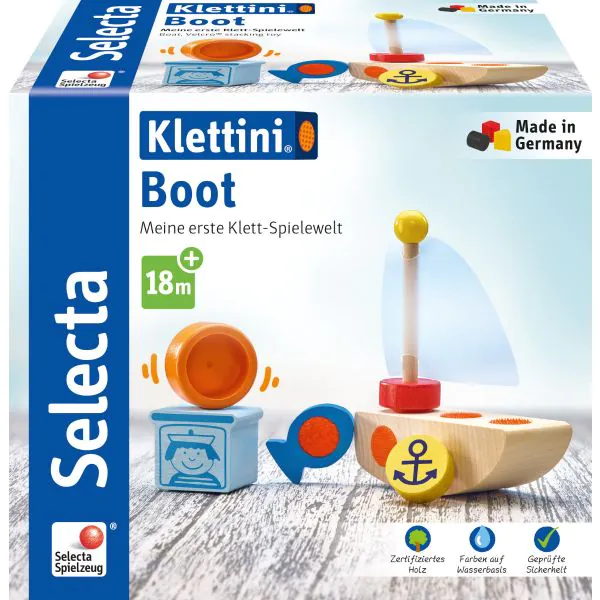 Schmidt Spiele Klettini® Boot, Klett-Stapelspielzeug Vatertagsangebot