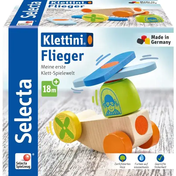 Schmidt Spiele Klettini® Flieger, Klett-Stapelspielzeug Valentinstagsangebot