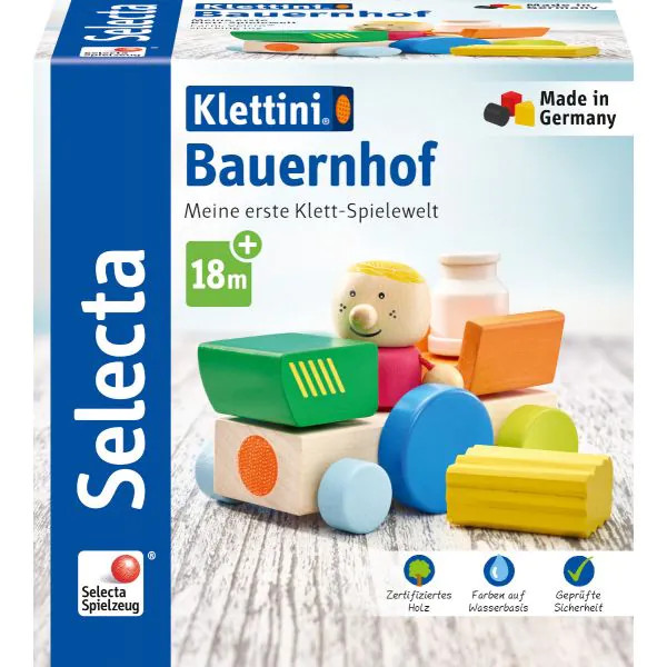 Schmidt Spiele Klettini® Bauernhof, Klett-Stapelspielzeug Lagerräumung