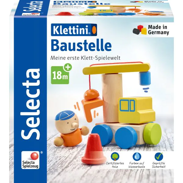Schmidt Spiele Klettini® Baustelle, Klett-Stapelspielzeug Heißer Verkauf