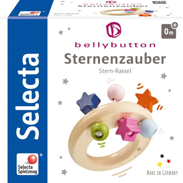 Schmidt Spiele bellybutton: Sternenzauber, Greifling aus Holz, 8 cm JETZT KAUFEN