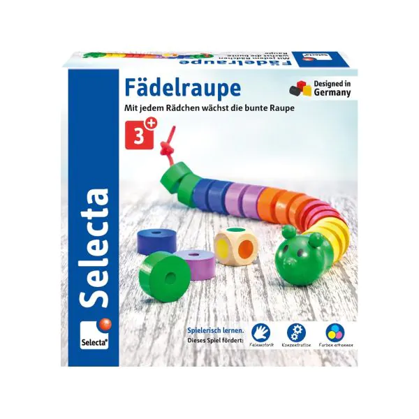 Schmidt Spiele Fädelraupe Nur noch ein Tag übrig