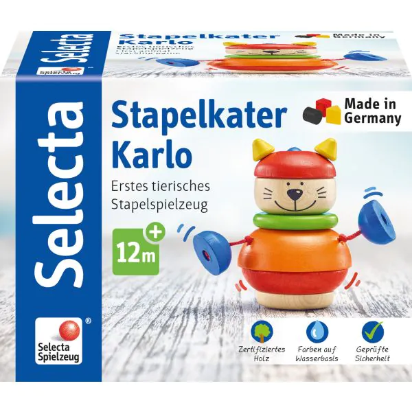 Schmidt Spiele Stapelkater Karlo Fabrikladen