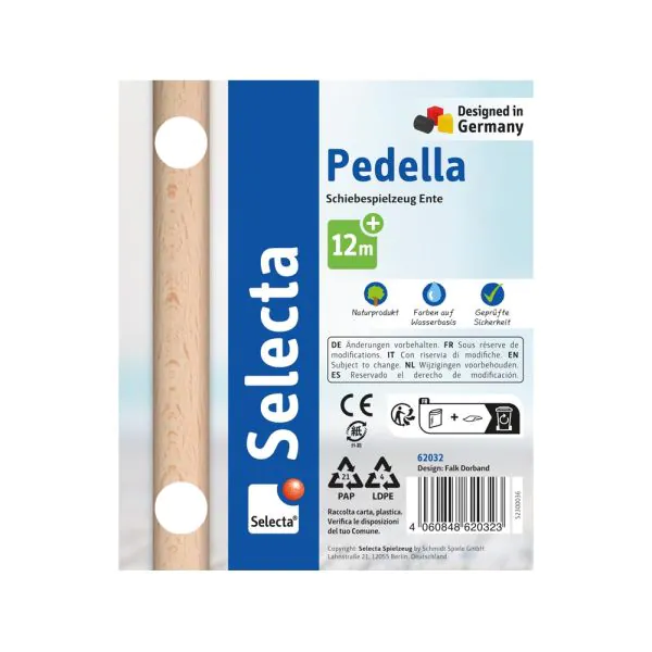 Schmidt Spiele Pedella, Schiebe-und Nachziehspielzeug, 14 cm Rabatte dieses Monats
