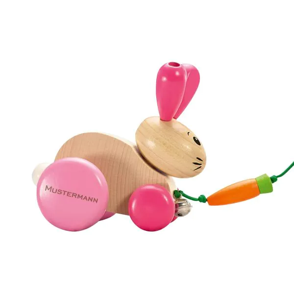 Schmidt Spiele Hanna Hoppel, Nachziehspielzeug aus Holz, 13 cm Hotsell