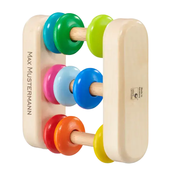 Schmidt Spiele Abacus, Greifling aus Holz, 7,5 cm Heißer Verkauf