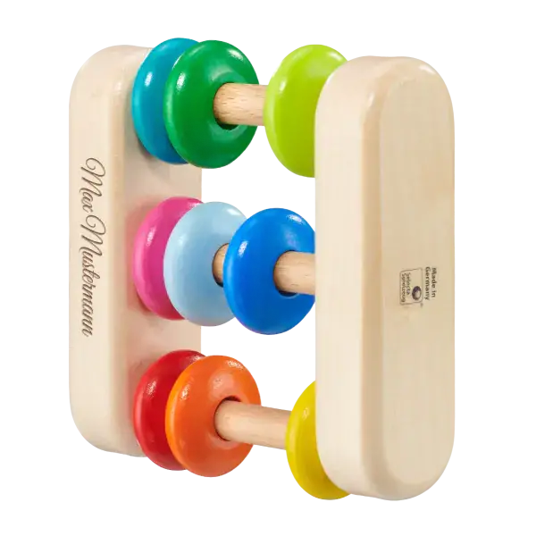 Schmidt Spiele Abacus, Greifling aus Holz, 7,5 cm Heißer Verkauf