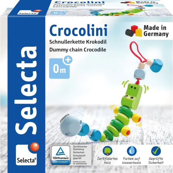 Schmidt Spiele Crocolini, Schnullerkette Große Rabatte